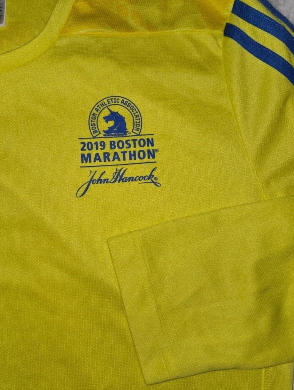 Adidas 2019 Boston Marathon long-sleeve running shirt Medium